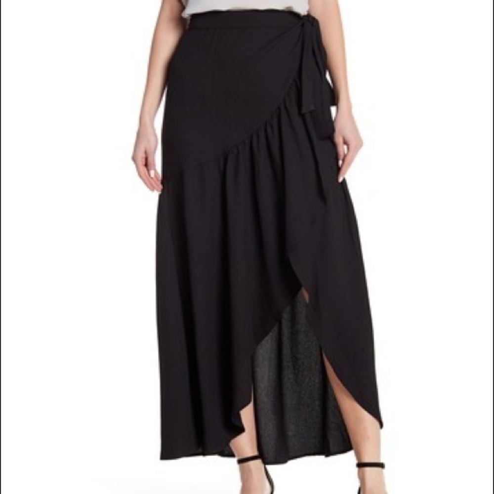 Know one cares wrap skirt